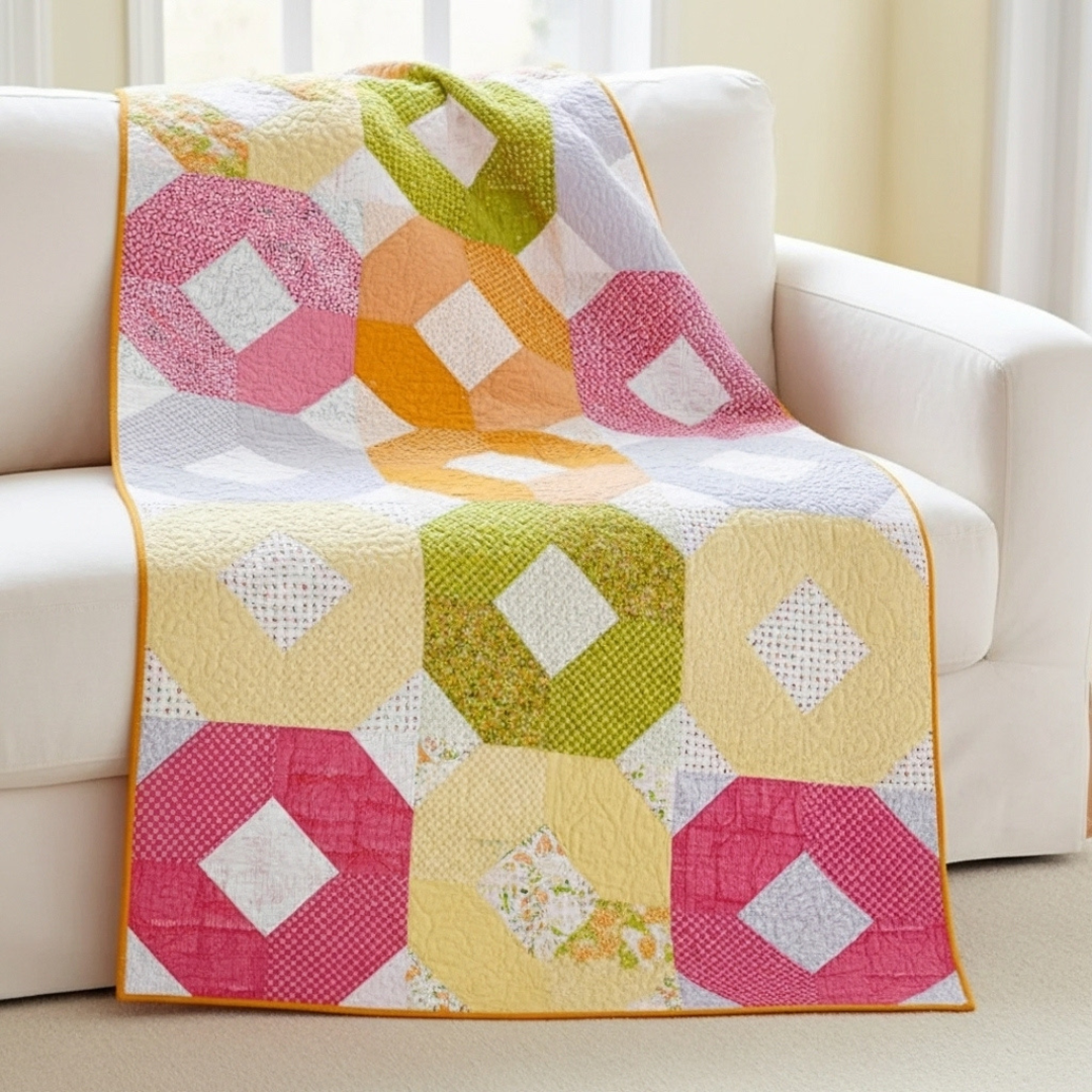 Floating Rings Quilt Pattern