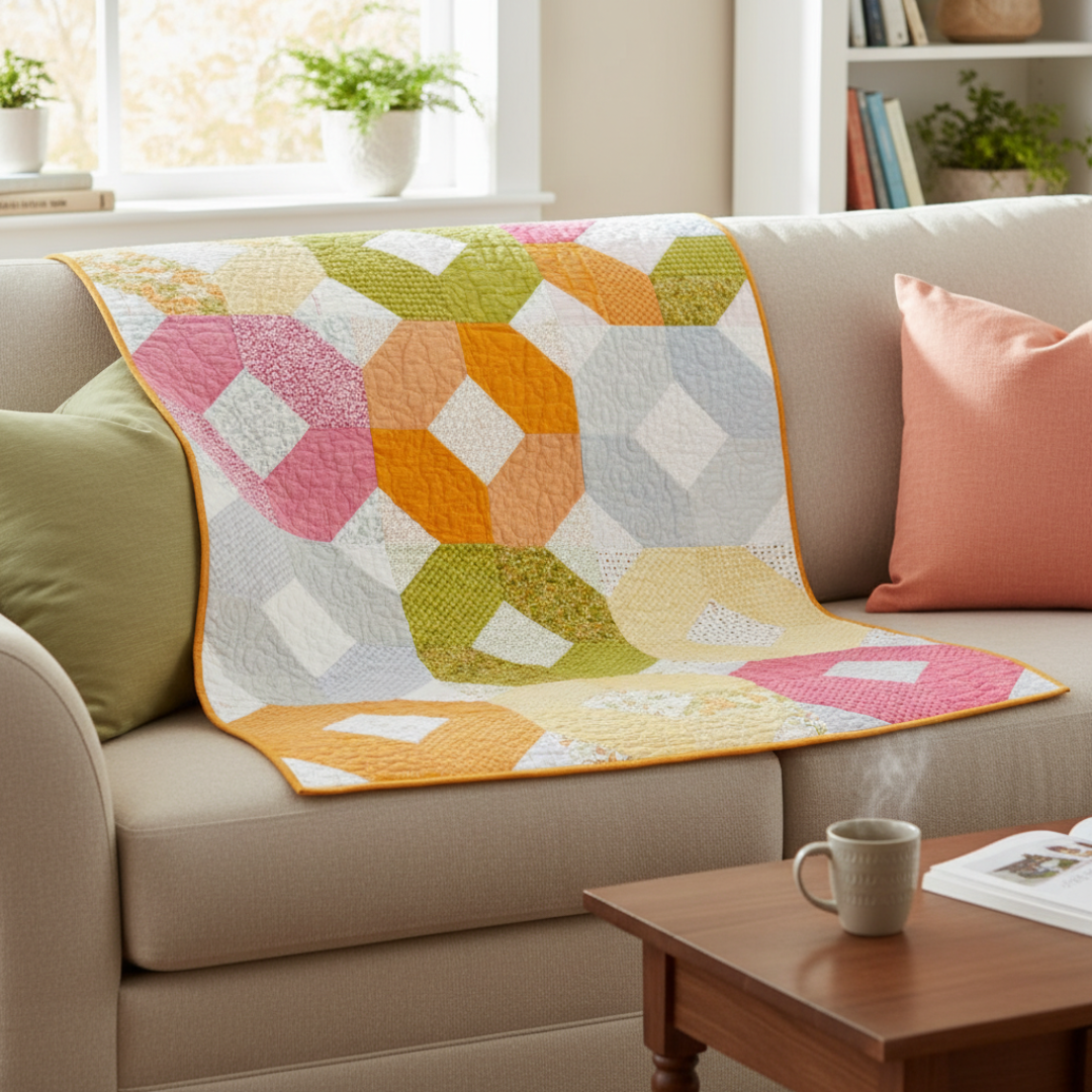 Floating Rings Quilt Pattern