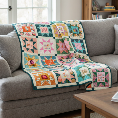 Panel Star Quilt Pattern