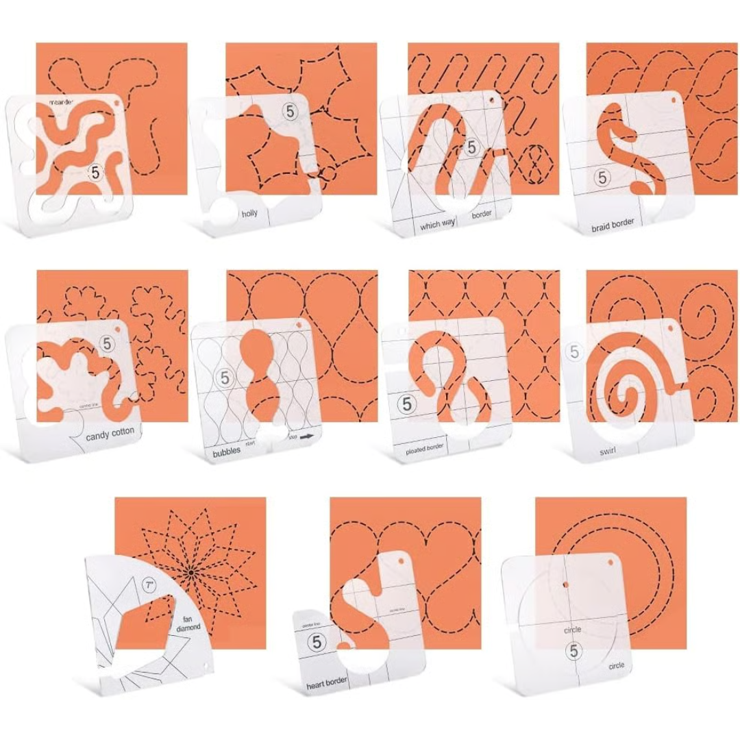 QuiltFlow™ Ruler Set (11 Piece)