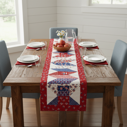 Waves Table Runner Quilt Pattern