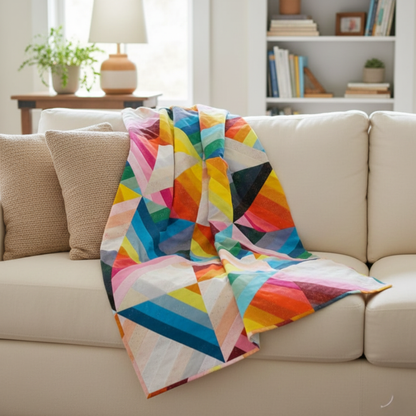 Rainbow Jelly Roll Quilt Pattern