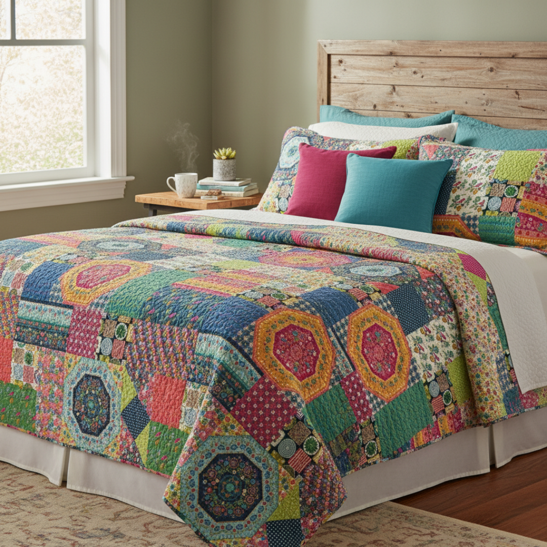 Bohemian Garden Quilt Pattern