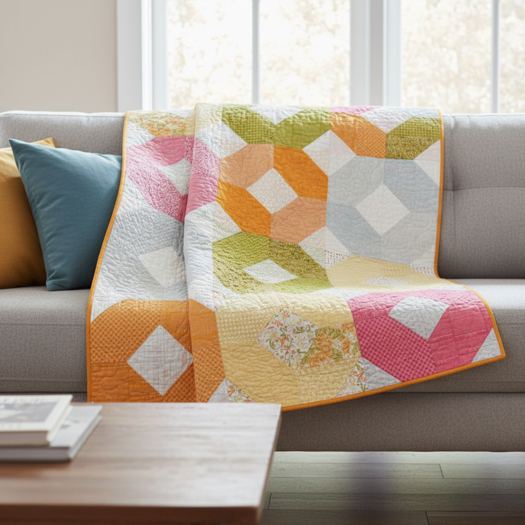 Floating Rings Quilt Pattern