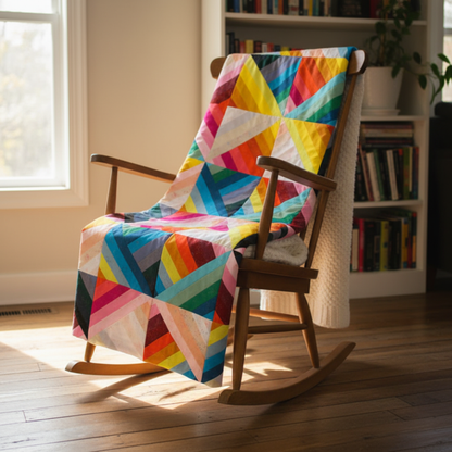 Rainbow Jelly Roll Quilt Pattern