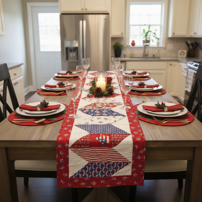 Waves Table Runner Quilt Pattern