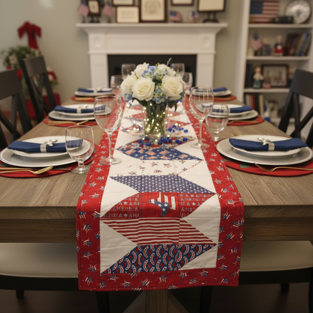 Waves Table Runner Quilt Pattern
