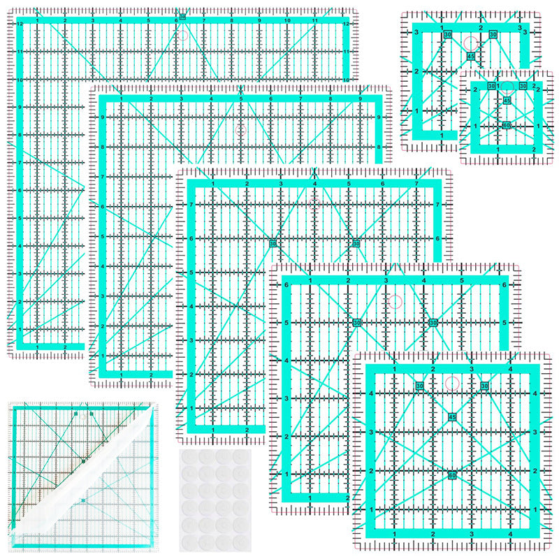 QuiltShape™ Ruler Set (6 pcs)