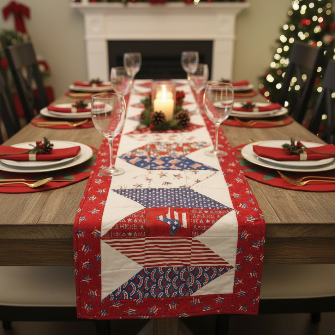 Waves Table Runner Quilt Pattern