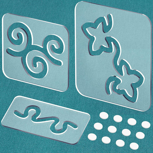 3 Pcs Acrylic Quilt Templates