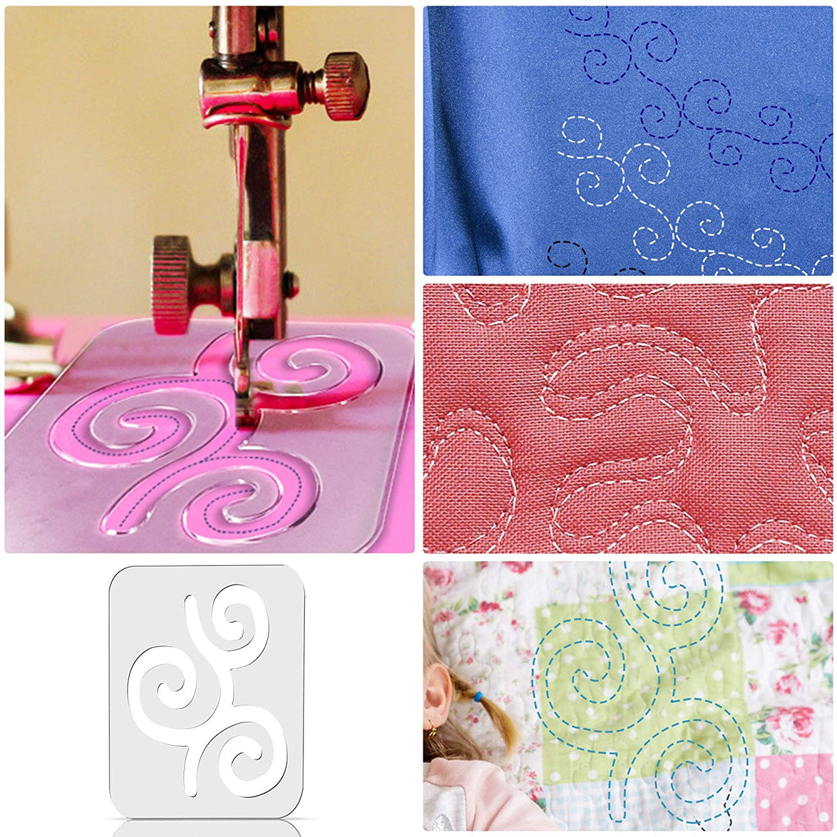 3 Pcs Acrylic Quilt Templates