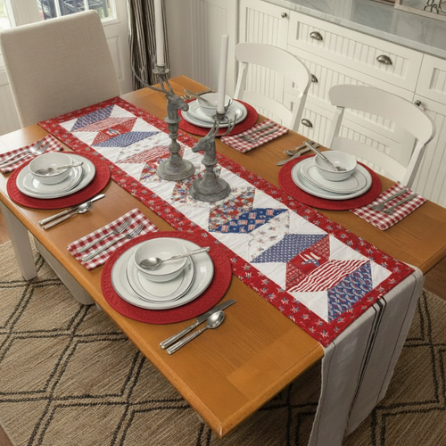Waves Table Runner Quilt Pattern